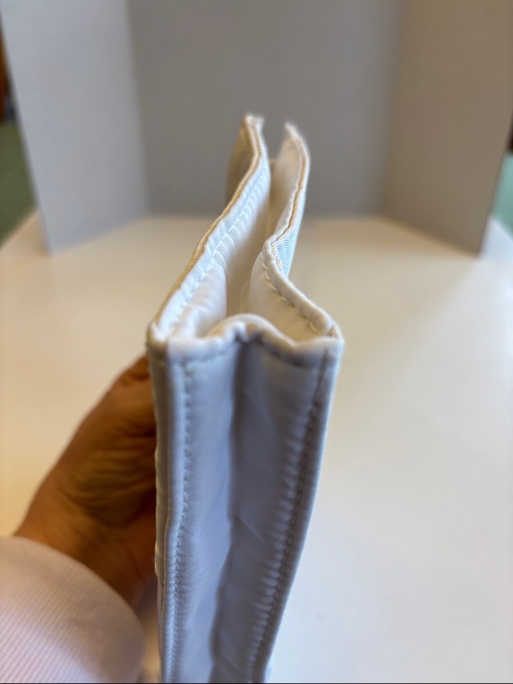 Yves Saint Laurent White Panel Cosmetic Pouch - Picture 3 of 7